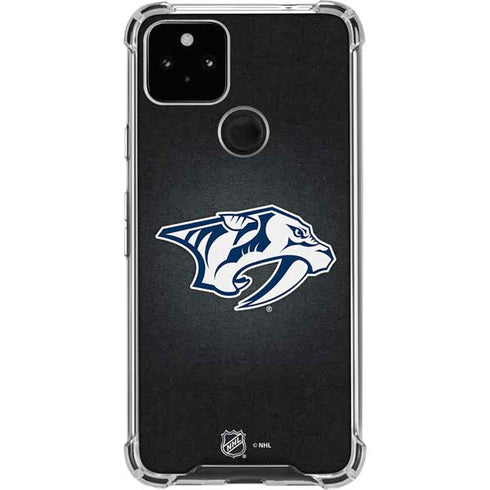NHL Nashville Predators Black Background Pixel Cases